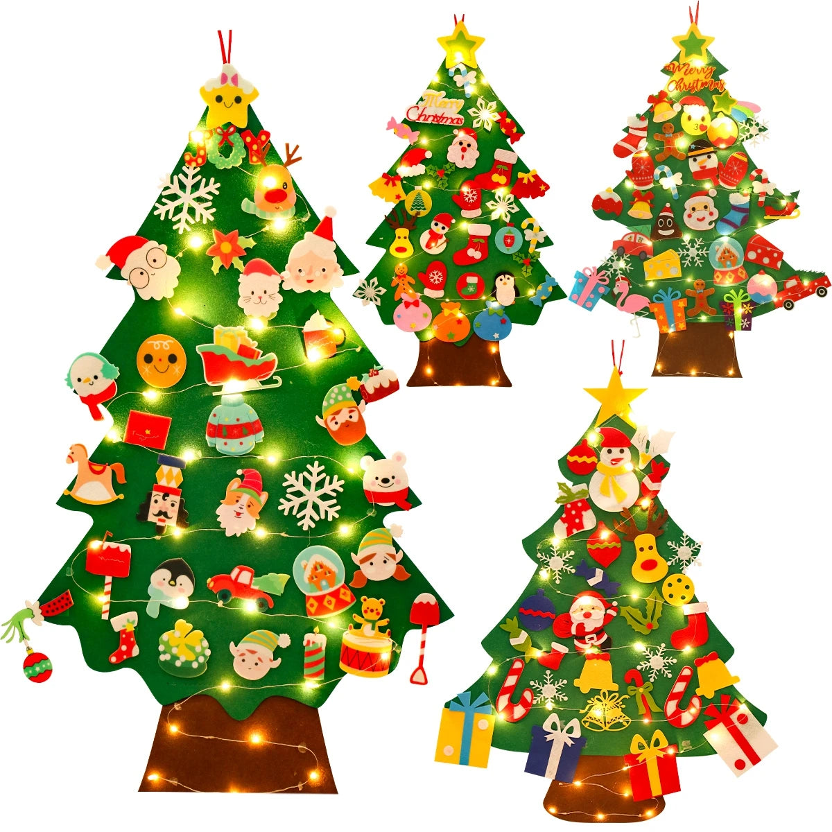 Montessori 3D DIY Felt Christmas Tree