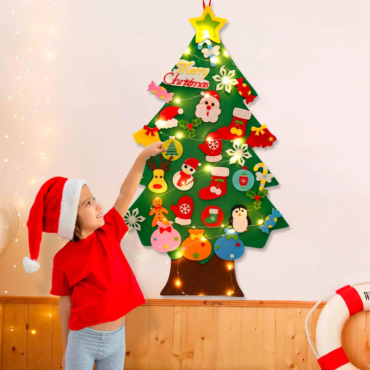 Montessori 3D DIY Felt Christmas Tree