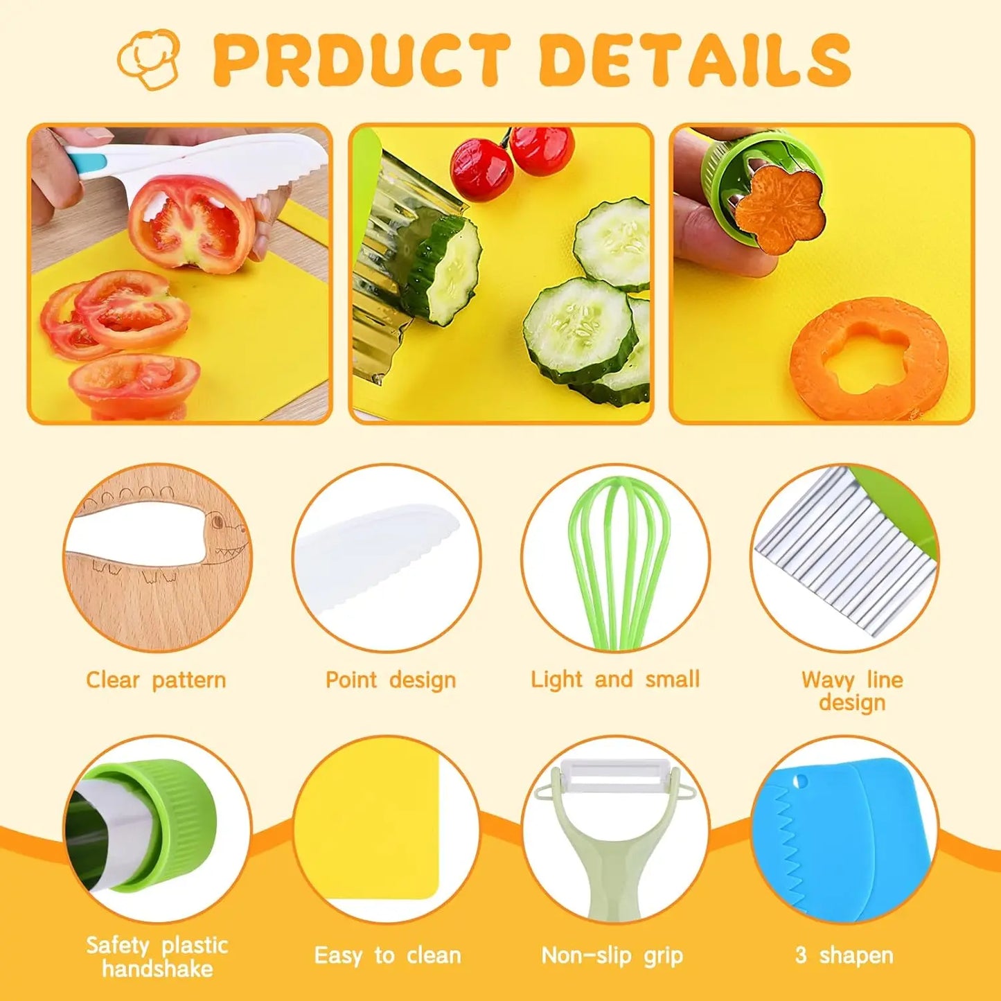 Kids Cooking Sets 17pcs